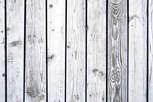 Background with white wooden boards - Photo, Image