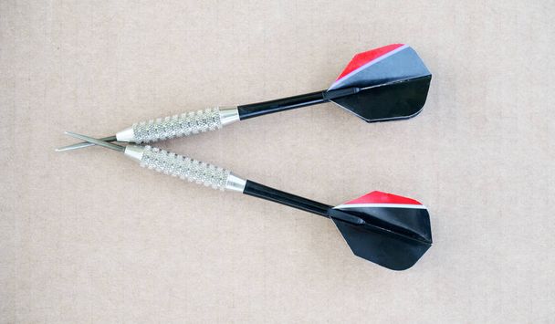 two darts on paper - Photo, Image