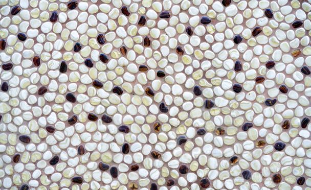 pared de piedra abstracta o pequeños guijarros textura fondo
 - Foto, Imagen
