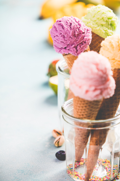 Variety of ice cream - Photo, image