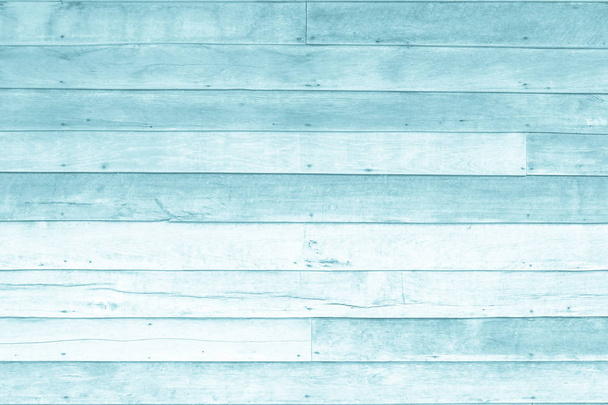 Wood plank blue texture background or wooden all antique cracking furniture painted weathered white vintage peeling wallpaper summer - Foto, Imagen