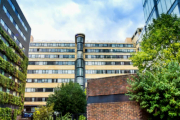 Розмита Панорама сучасних будівель міста Лондона - Фото, зображення