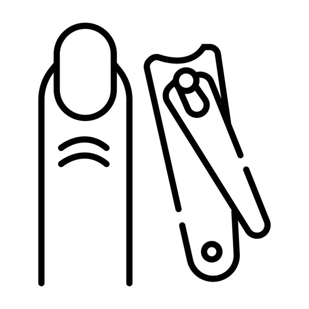 Nail filing icon, vector illustration - Vector, Image