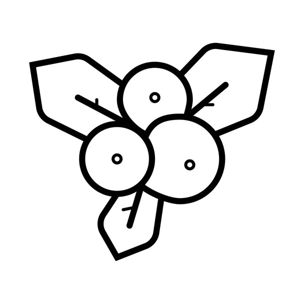 Brusinkové bobule ikonu obrázek - Vektor, obrázek