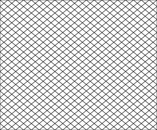 Varrat nélküli nettó mintázat fekete négyzetek fehér alapon, illusztráció - Fotó, kép