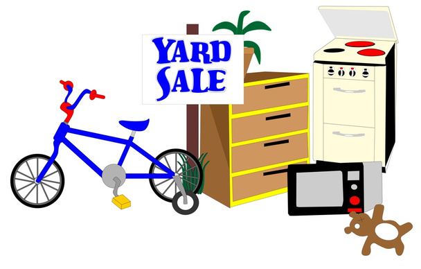 Yard Sale - Vector, Image