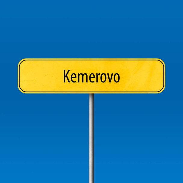 Kemerowo – znak miasta, miejsce nazwa logowania - Zdjęcie, obraz