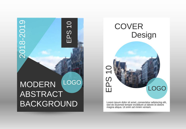 Modernes Cover-Design. - Vektor, Bild