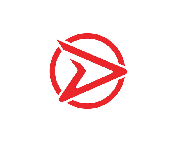 R Буква быстрее Логотип шаблон вектора иконки рисунок desig
 - Вектор,изображение
