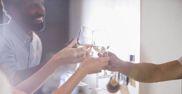 Friends toasting each other at party - Photo, Image