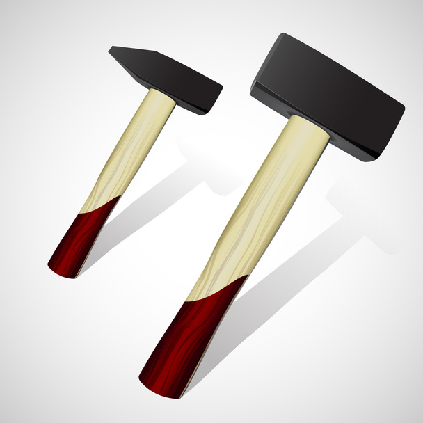 two hammers.Vector Illustration - Vector, Image