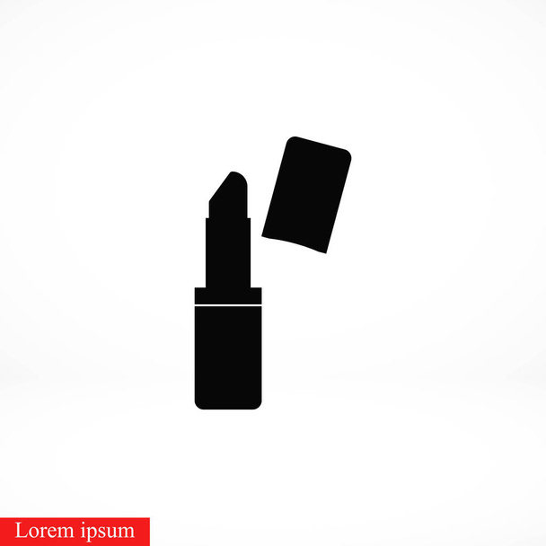 Lippenstift-Vektor-Symbol, flaches Design bestes Vektor-Symbol - Vektor, Bild
