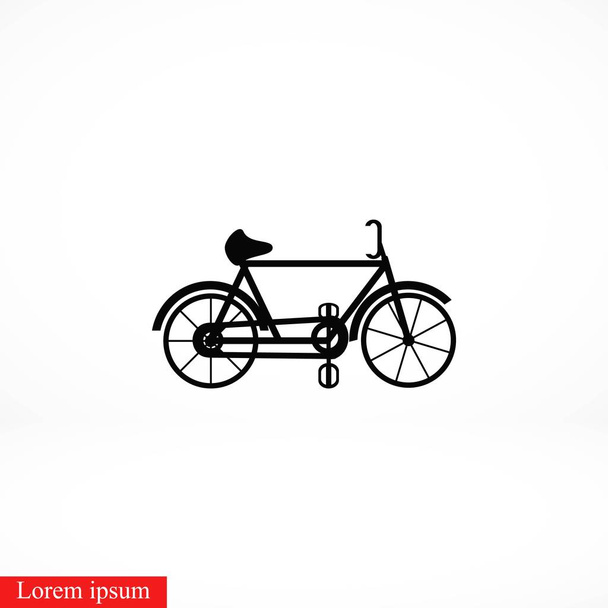 icono de vector de bicicleta, diseño plano mejor icono de vector
 - Vector, imagen
