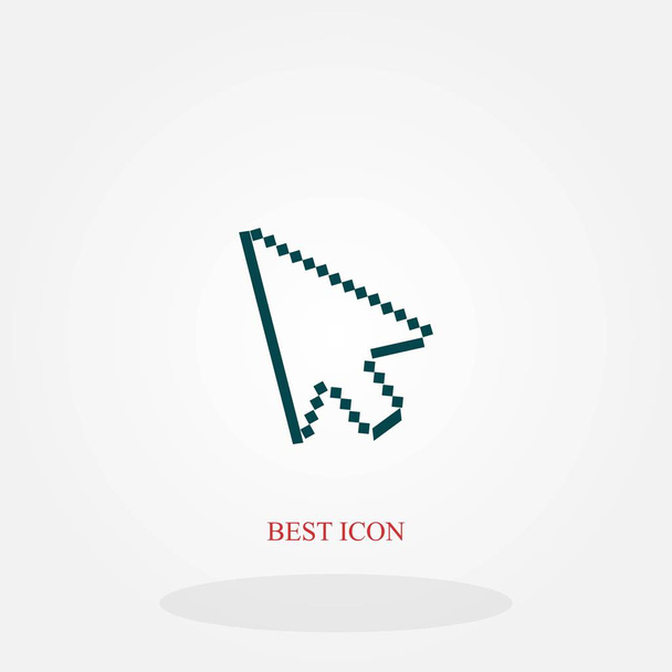 computer arrow icon, flat design best vector icon - Vector, Image