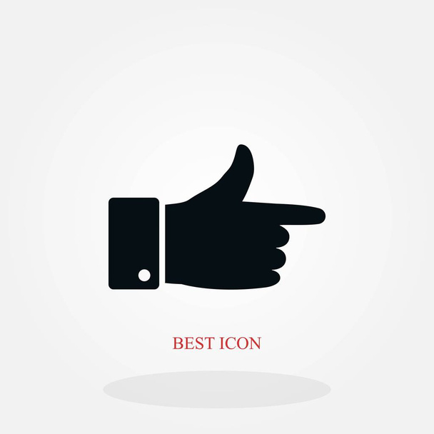 hand icon vector, flat design best vector icon - Vector, Image