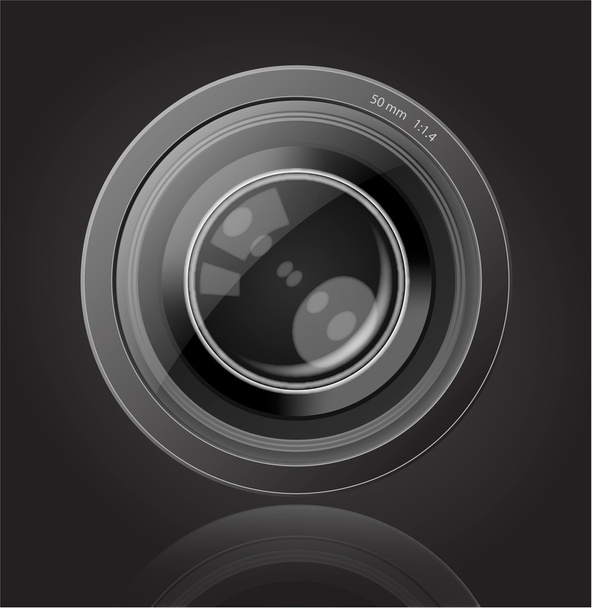 lente de foto cámara
 - Vector, imagen