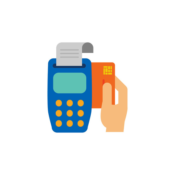 Kredi kartı para Logo simge tasarım - Vektör, Görsel