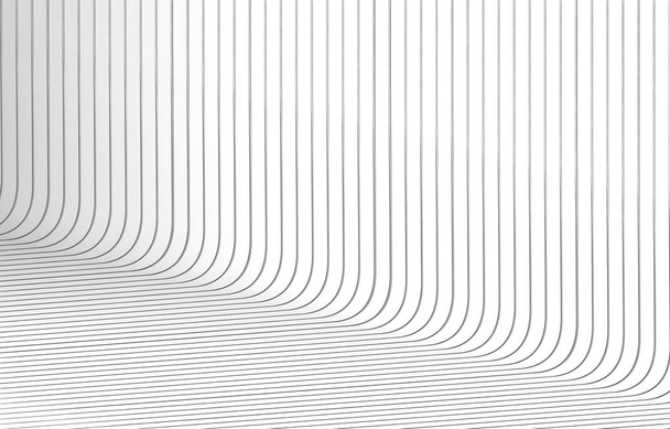 Struttura bianca Superficie della linea. Schema astratto grigio. Strisce geometriche moderne. Parete interna 3d disegno di sfondo
 - Foto, immagini