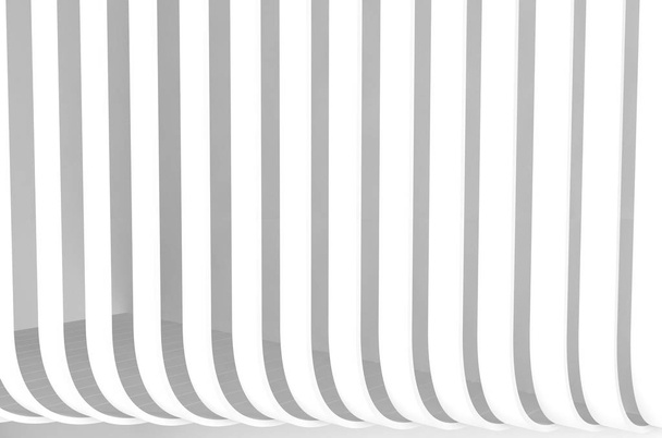 Γραμμή επιφάνειας λευκό υφή. Γκρι αφηρημένη φαντασία. Μοντέρνο γεωμετρικό λωρίδες. Εσωτερικό τοίχο 3d σχεδίαση φόντου - Φωτογραφία, εικόνα