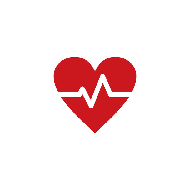 Szívverés Logo ikonra Design - Vektor, kép