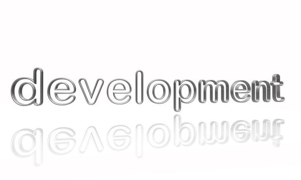 development in silver wire - Photo, Image