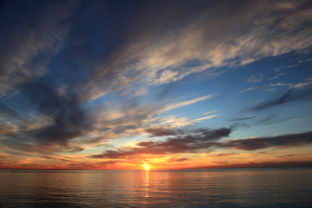 Схід сонця над Середземного моря, Андалусия, Іспанія - Фото, зображення