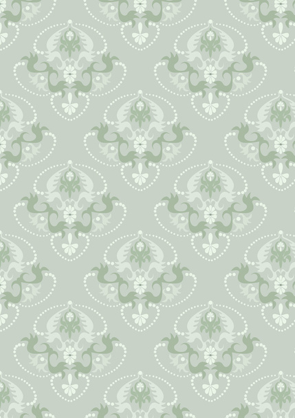 Classic seamless background with green shade - Vecteur, image