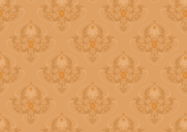 Classic seamless background with orange shade - Вектор, зображення