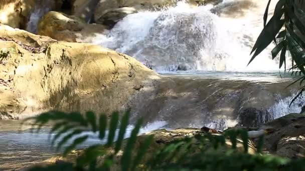 Tad Куанг Сі водоспад - цікаві місця в Луанг Прабанг, Лаос - Кадри, відео