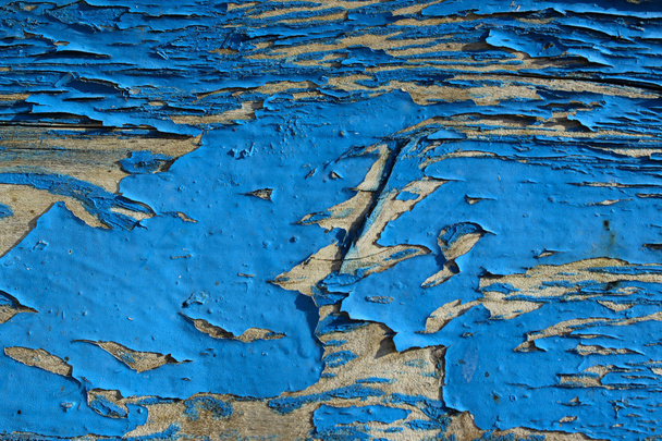 Дерев'яна текстура стін з синьою пофарбованою тріщиною. Пофарбована текстура гранж фон з великою кількістю копіювального простору. Барвистий абстрактний пофарбований фон. Барвиста дерев'яна текстура стін
. - Фото, зображення