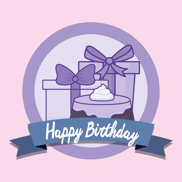 Happy birthday design - Vector, afbeelding