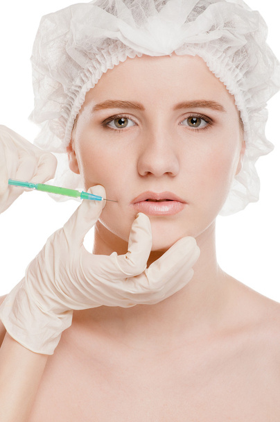 Cosmetic botox injection in face - Fotografie, Obrázek