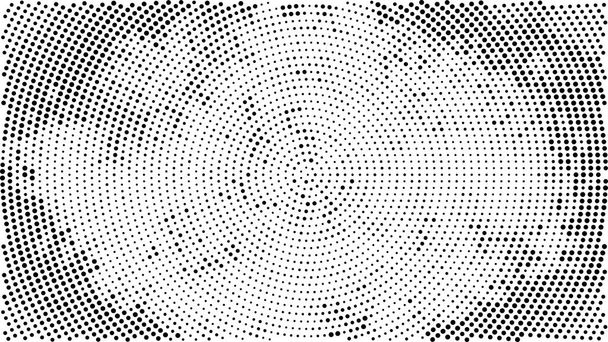 Félárnyék pontozott háttér. Hatása vektor félárnyékminta. Kör pontok elszigetelt fehér background. - Vektor, kép