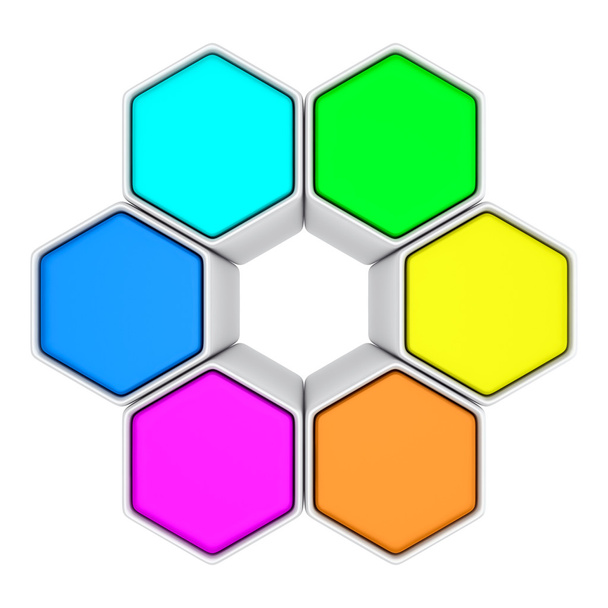 Hexagonal design - Foto, afbeelding