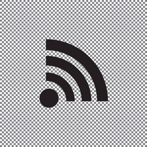 Icona vettoriale di wireless su uno sfondo trasparente
 - Vettoriali, immagini