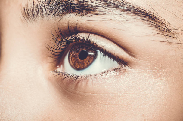 A beautiful insightful look eye. Close up shot. - Fotó, kép