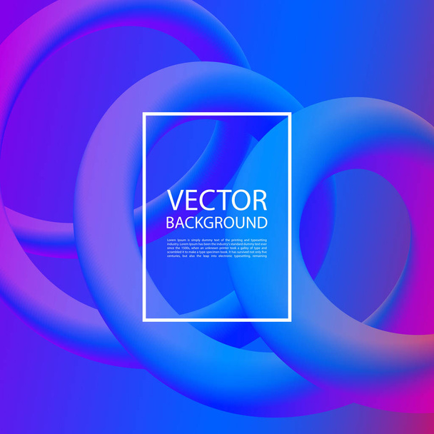 Abstract 3D mixing of colors and lines  - Vektor, kép