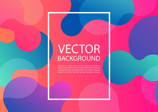 Abstract mixing of colors and lines  - Vecteur, image
