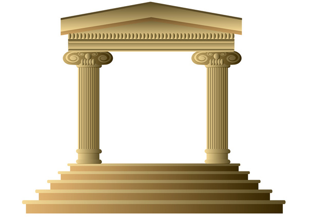 Columnas antiguas
 - Vector, Imagen