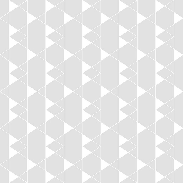 Seamless pattern of rhombuses and triangles. Geometric background. Vector illustration. Good design. - Vektör, Görsel