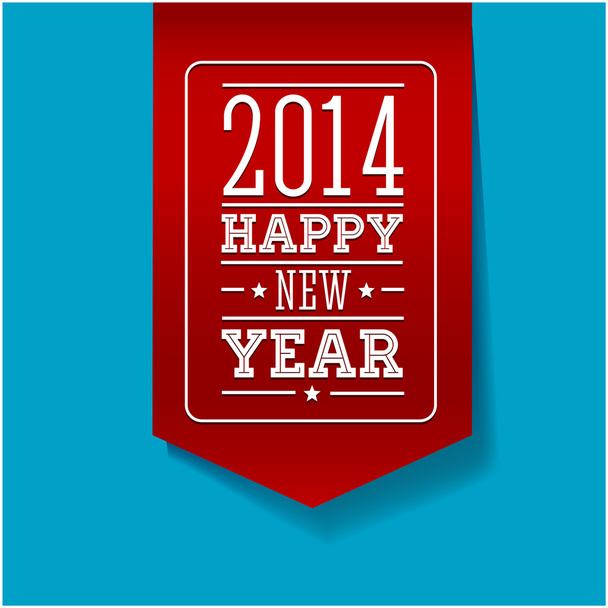 Happy new year 2014 - ベクター画像