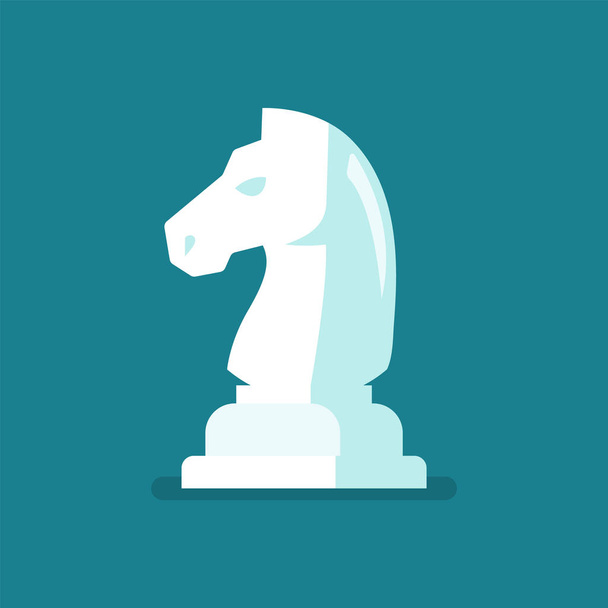 Knight Chess figure icon. Vector illustration - Vector, Image
