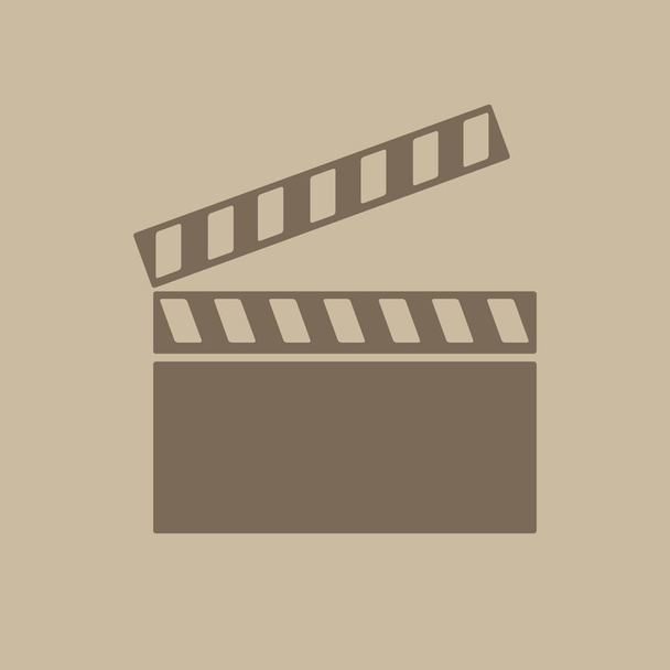 ícone de vídeo, ilustração de vetor de sinal de cinema
 - Vetor, Imagem