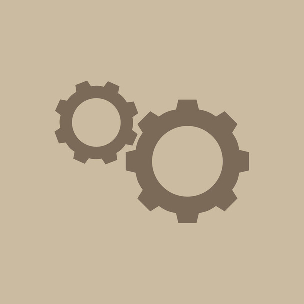 Cogwheels icona vettoriale semplice illustrazione
  - Vettoriali, immagini