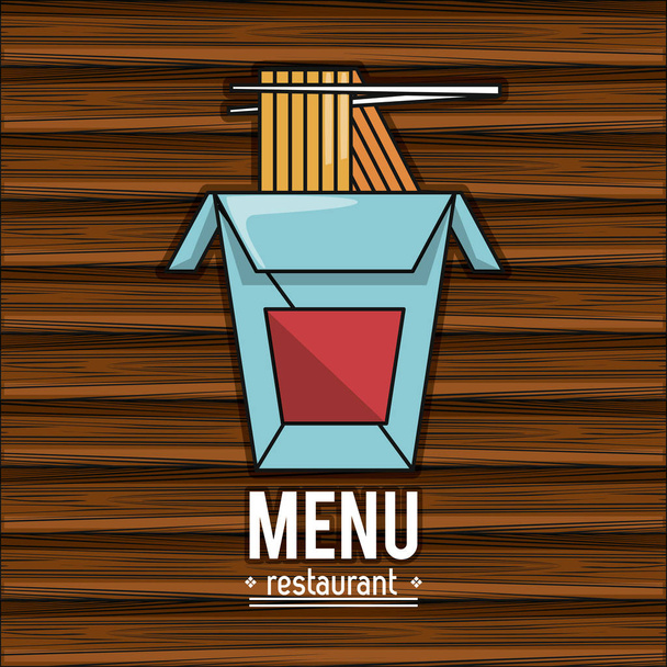 Restaurant menu dekking - Vector, afbeelding
