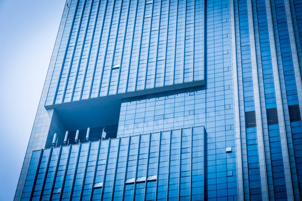 sininen lasi toimistorakennus - Valokuva, kuva