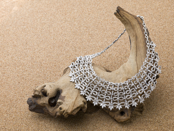 Серебряное ожерелье
 - Фото, изображение