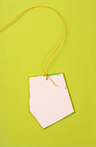 Handmade paper tag - Photo, Image