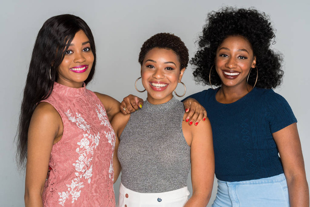 Group of young happy African American Women - Photo, image