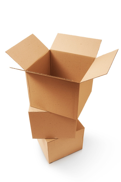 Cardboard boxes - Фото, изображение